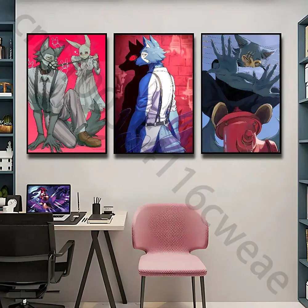 Anime B-BEASTARS Wall Art Poster Print Wall Decor for Living Room Bedroom Home Decoration