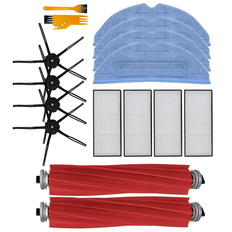 Promotion!For Roborock S7 S70 S7 Max T7S T7S Plus Robot Vacuum Cleaner Spare Parts Accessories Main Brush Side Brush Hepa Filter