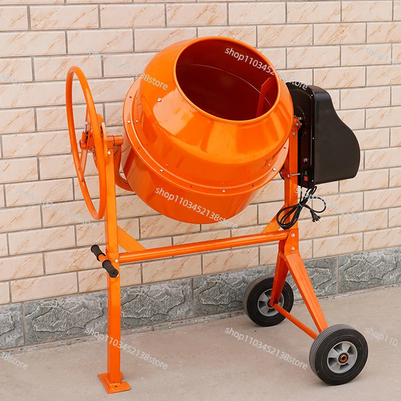 Multifunctional Concrete Mixer Convenient Cement Sand Mixer for Household Breeding