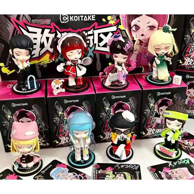 

Genuine Kayla Blind Box X Daring Block Series Trend Play Toy Mysterious Box Exquisite Desktop Decorations Figure Birthday Gifts