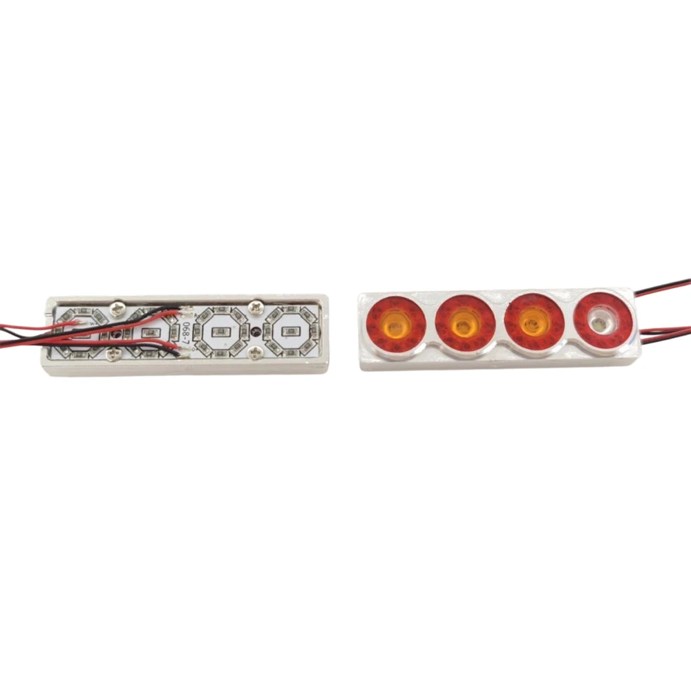 RC Toy Truck Angel Eye Tail Lights LED Taillight For Tamiya Scania MAN BENZ 1/14 RC Tractor Tipper Truck DIY Upgrade Parts