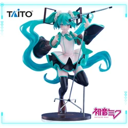 Taito Original Genuine Vocaloid Singer Artist MasterPiece Hatsune Miku Birthday 2023 16th Anniversary 18cm Model Toy Figure Gift