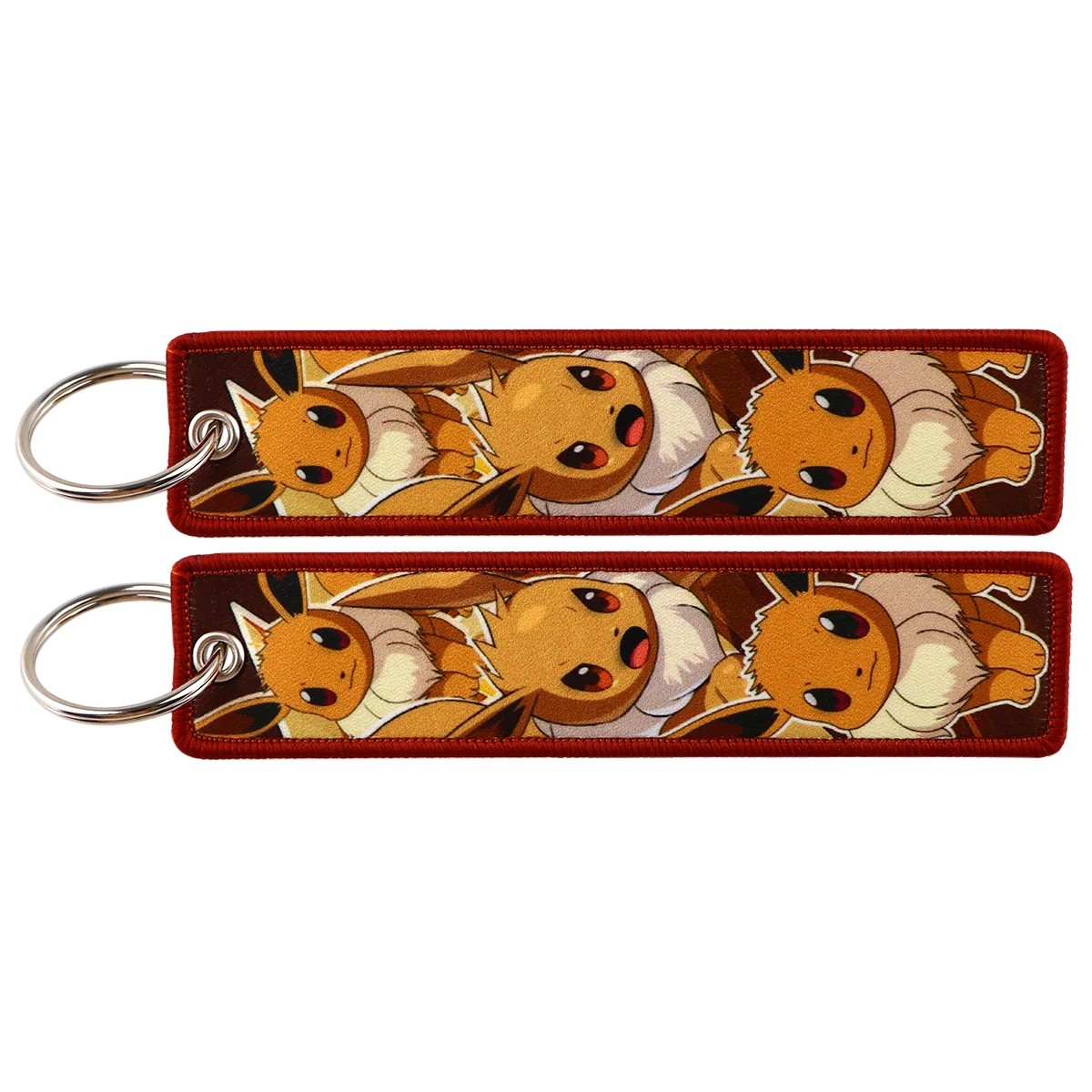 Niedliche Stickerei Schlüsselanhänger Anime Spiel Schlüsselanhänger für Motorräder Autos Schlüsselanhänger Schlüsselanhänger Schlüsselanhänger Schlüsselanhänger Chaveiro Schmuck