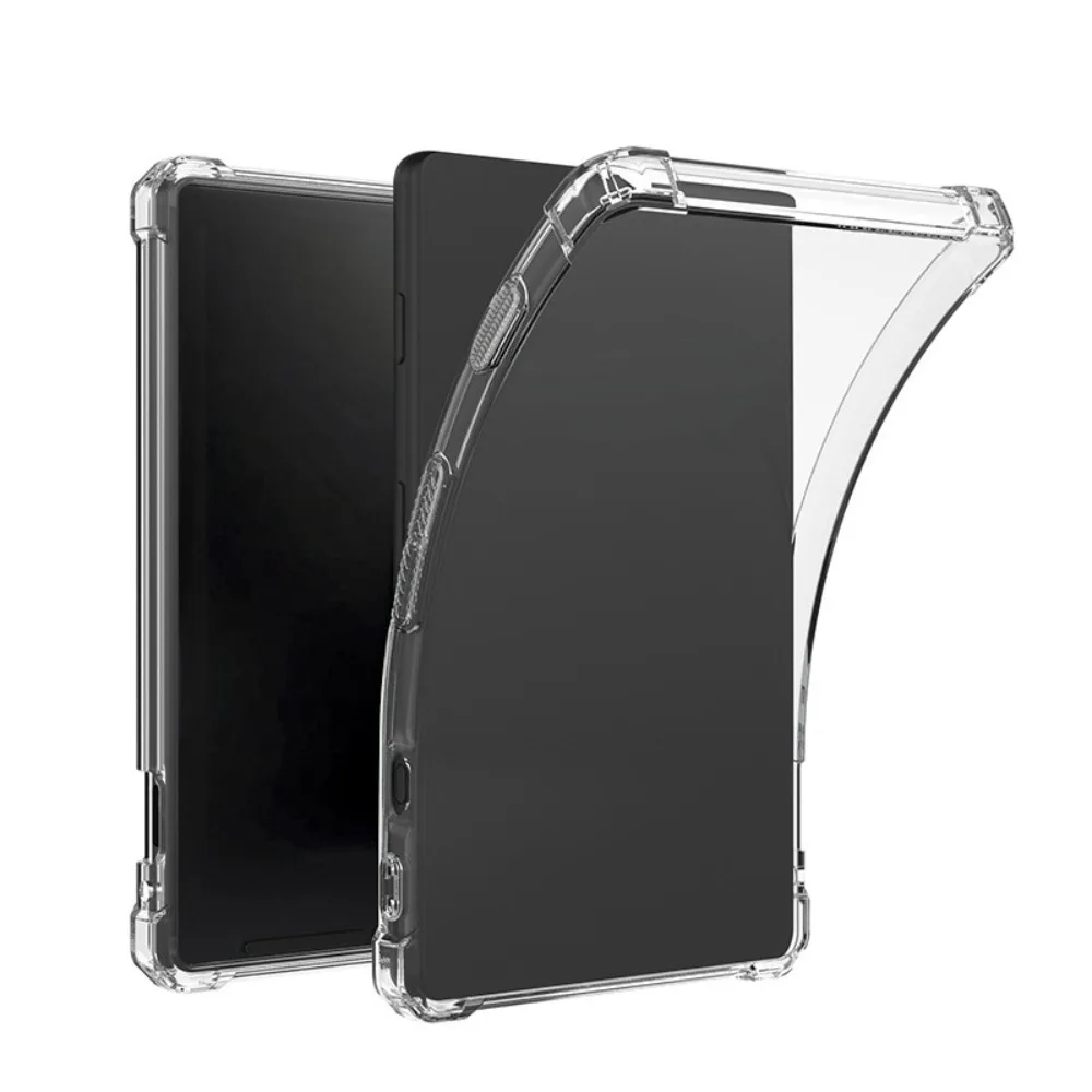 Funda Case For XTEINK X4 E‑Book,4.3''inch, TPU Slim Shockproof Soft Transparent Coverwith 4 Shockproof Airbags, Anti-Yellowing
