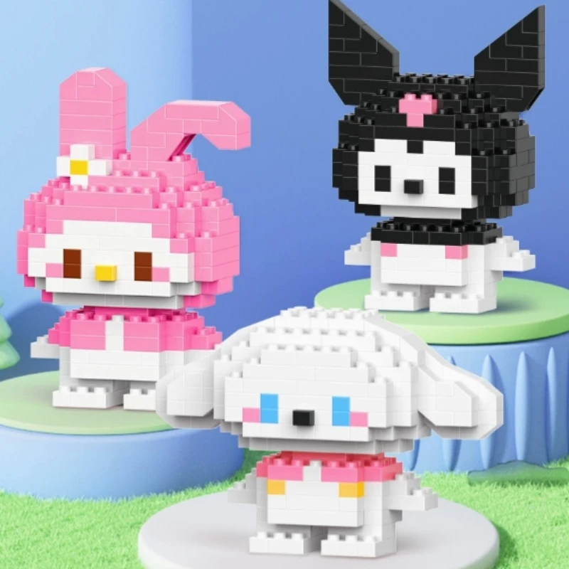 

Конструктор Sanrio Kuromi: Аниме-фигурки, милые мультяшные мини-фигурки, детские игрушки-конструкторы, кирпичики для сборки, подарок для детей