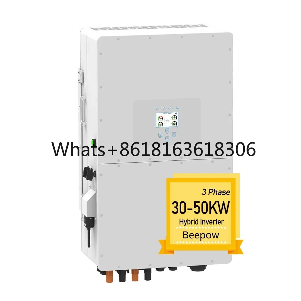 Deye SUN-30K-SG01HP3-EU-BM4 30KW deye hv battery Three Phase  30kw hybrid inverter