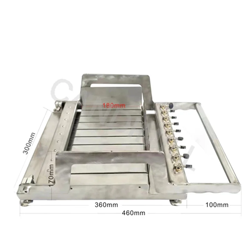 ماكينة تقطيع الشوكولاتة اليدوية التجارية من الفولاذ المقاوم للصدأ ماكينة تقطيع الشوكولاتة الخام كعكة حلوى زبدة الجبن أدوات تقطيع التوفو