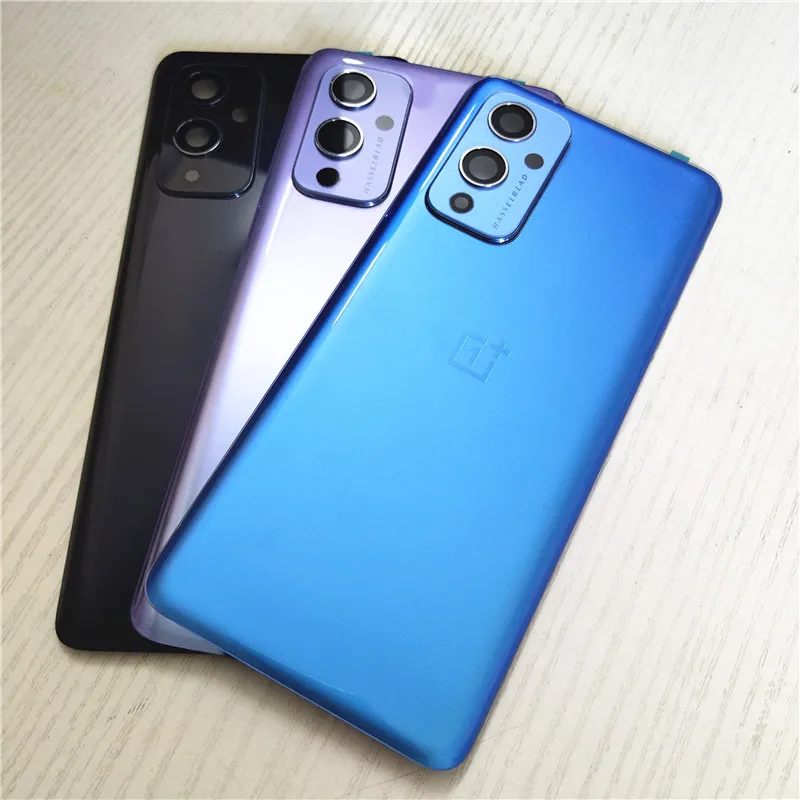 Rear Housing Cover For Oneplus 9 Back Door Battery Cover Glass Repair Replace Case