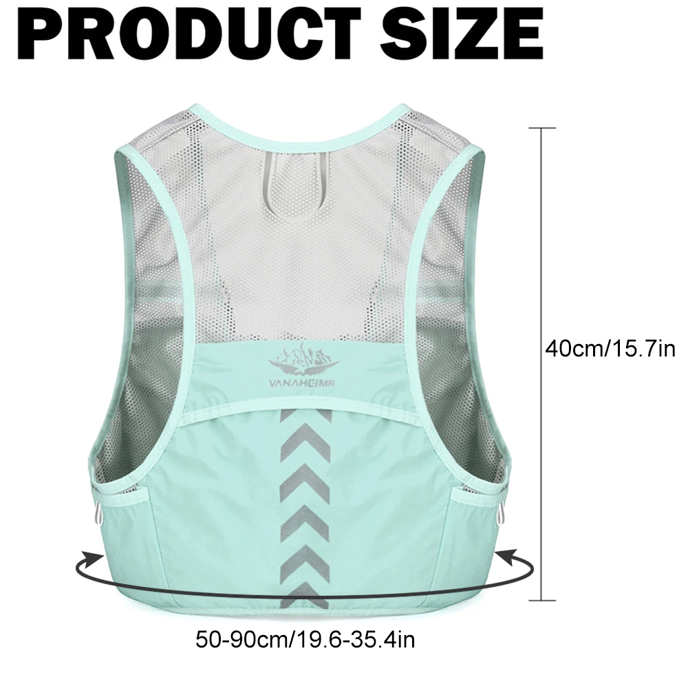 1PCS Hydration Vest Ultra Trail Running Backpack Hydration Pack Marathon Vest Lightweight Outdoor Hiking Cycling Daypack