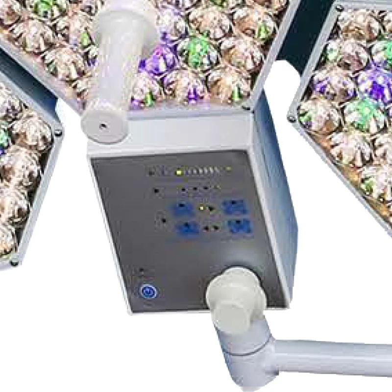 MN-OL3+5-T Double Head LED Shadowless , 3+5 Petal iling Operating Light with &