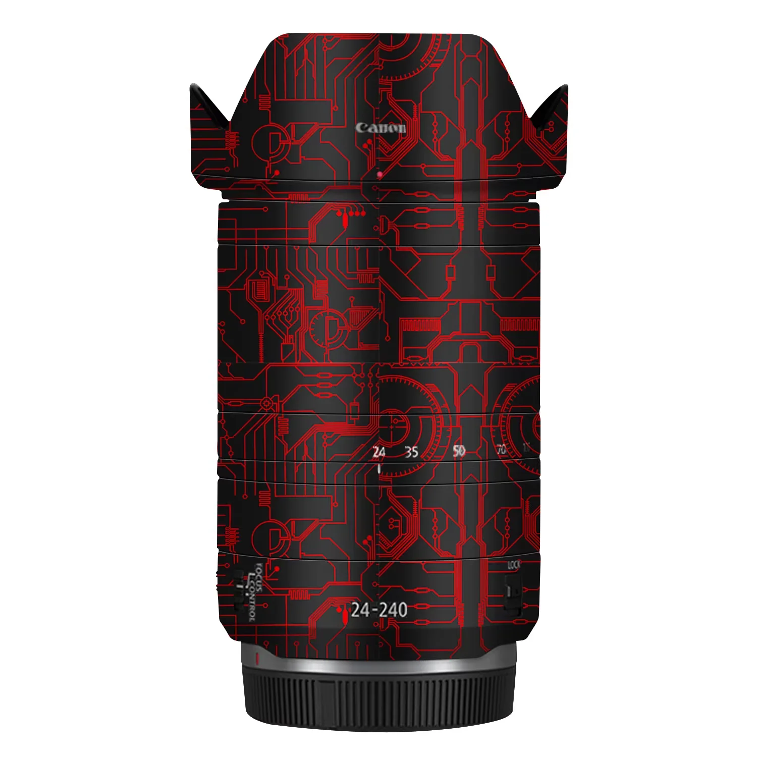 Adesivo per obiettivo fotocamera antigraffio per RF 24-240 4-6.3 Pellicola protettiva Protezione corpo pelle per Canon RF 24-240mm F4-6.3 IS USM