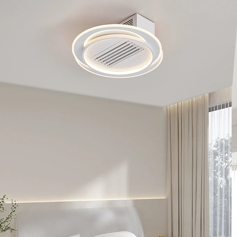 Convertitore di frequenza intelligente ventilatori da soffitto per camera da letto invisibili lampada a spettro completo moderna e semplice lampada