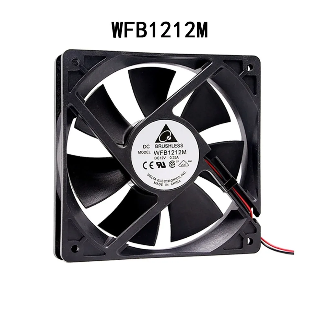

Original for Delta 12025 Axial Fan WFB1212M 12V DC 0.33A Low Power Silent Cooler Fan