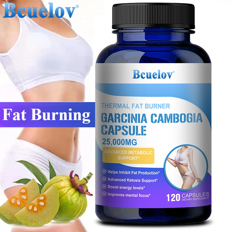 Metabolismo de Garcinia Cambogia: supresor del apetito, quemador de grasa para hombres y mujeres, ayuda a la gestión de pesas - Bloqueador de carbohidratos