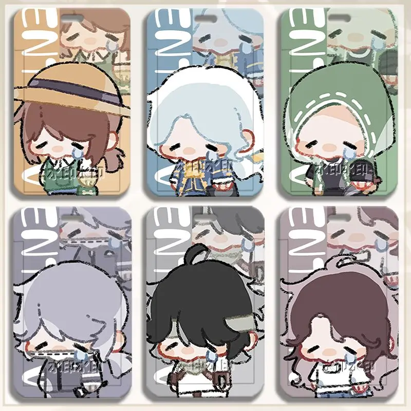 Norton Campbell Joseph Desaulniers Emil Naib Subedar Identity V Anime Student Meal School Card Holder Pendant Travel Cards Cover