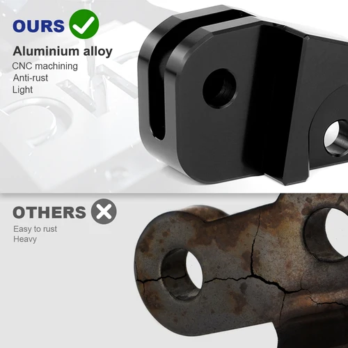 Imagen 2 del producto Reposapiés de pasajero para motocicleta, soportes de descenso para Yamaha YZF-R3 / ABS 2015-2025 MT-03 2016-2024 MT-25 2018-2023 2024