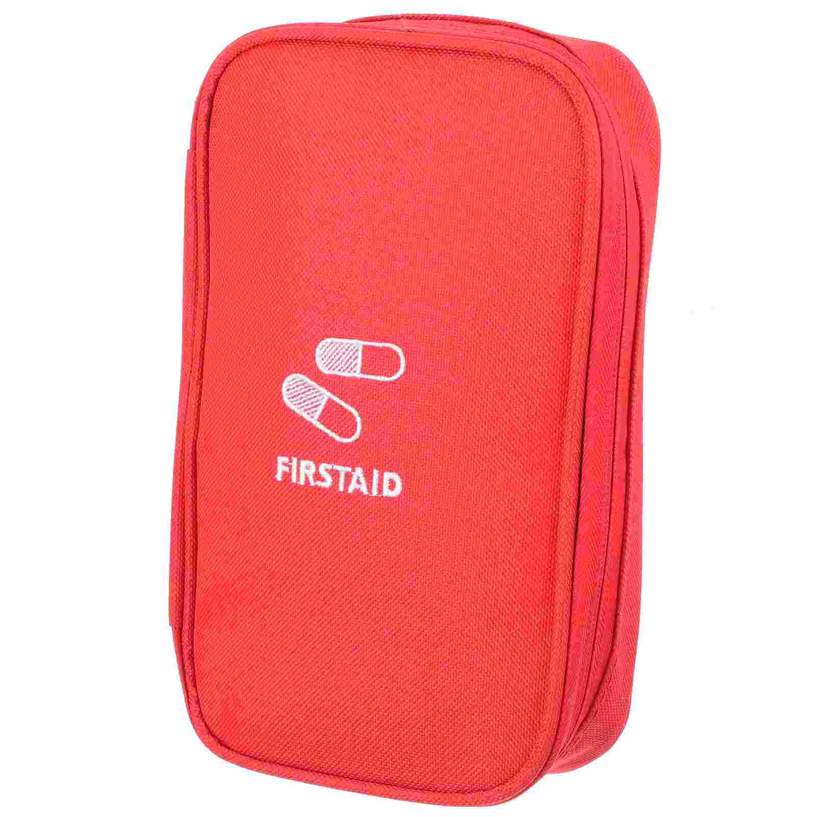 Mini First Aid Kit Travel Bag Hiking Medicine Pouch Portable Toiletry Large Household