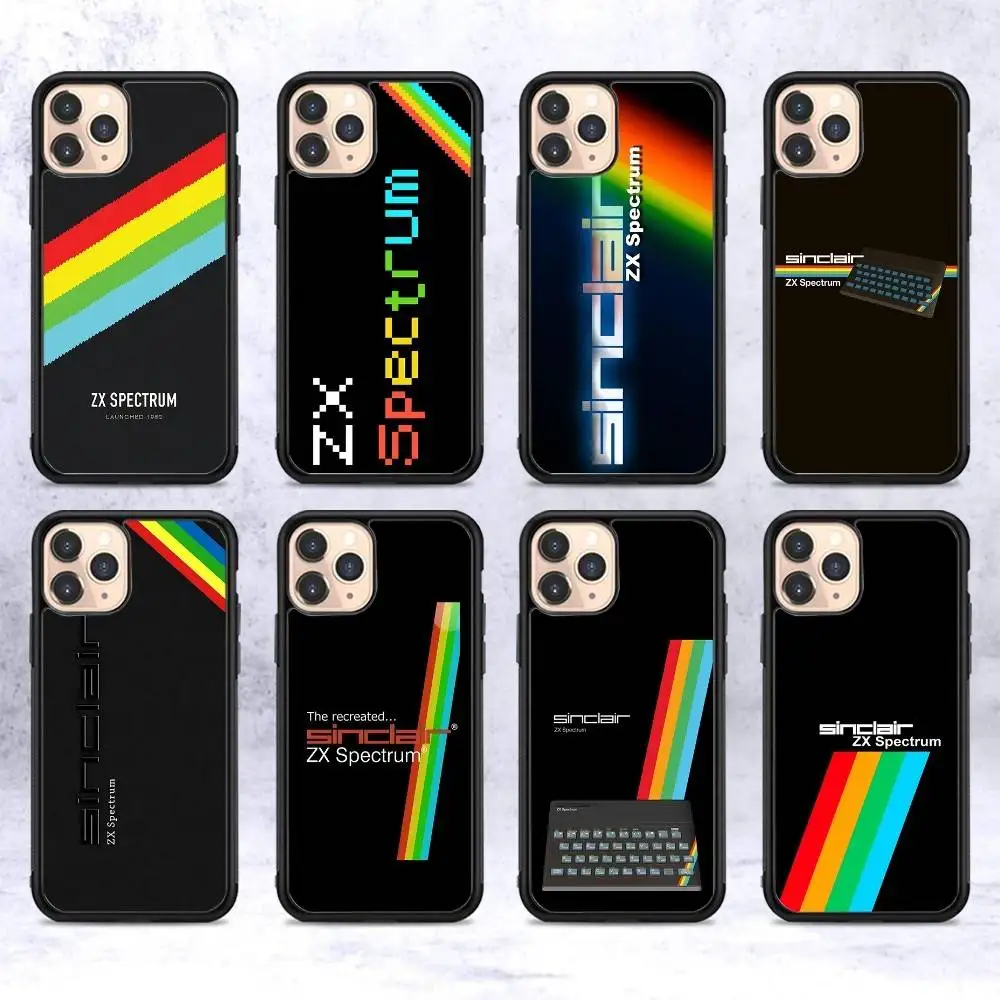 

Retro S-Sinclair Zx Spectrum For iPhone 17 16 Pro Max Air 15 14 13 12 Mini Plus 11 Hard PC+TPU Phone Back Cover