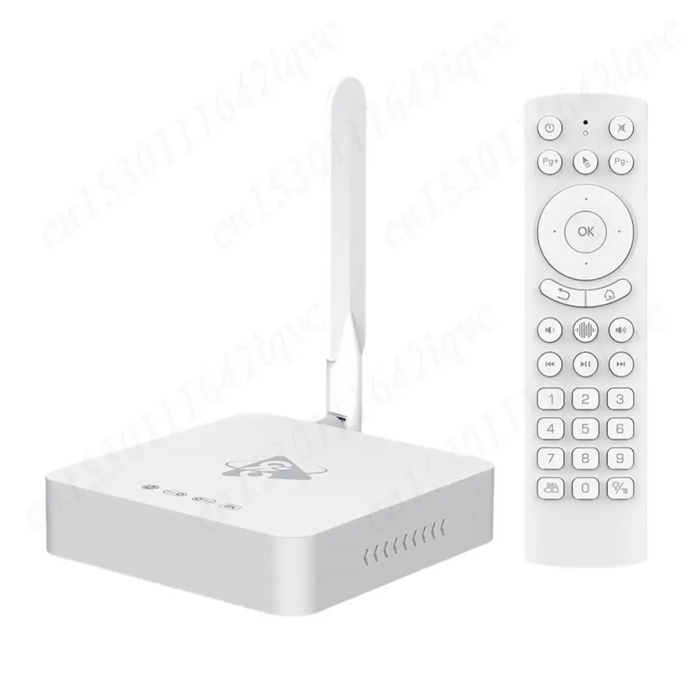 H96Max M12 Set Top Box for Android 11.0 with 2.4G Voice Remote Control HD Media Player 8K for Android TV Box WiFi6 BT5.4 TV Box