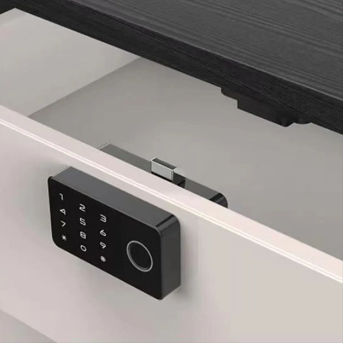 T32C New Tuya Fingerprint No Punch Cam Lock Cabinet Lock Door Drawer Filing Cabinet Post Mail Locker Cupboard Locks