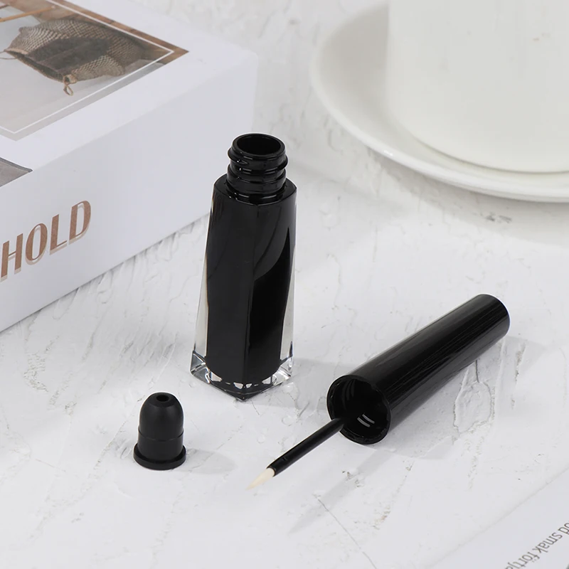 

1Pc 3ml Empty Eyeliner Tubes Bottles Black Containers Eyeliner Tube Eyelash Growth Liquid Tubes Makeup Tools