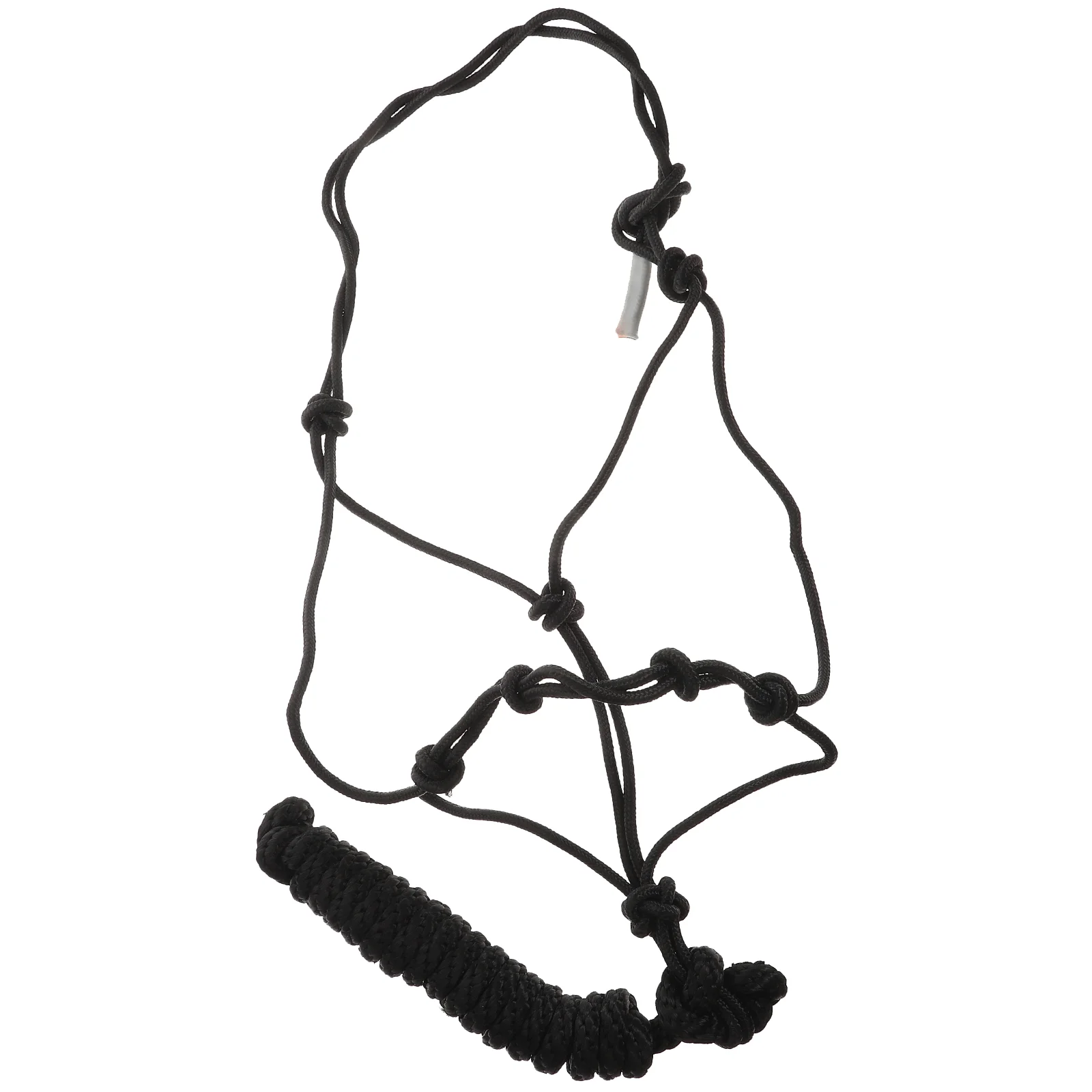 Bridle Horse Holder Show Halter for Headstall Horses Bitless Bridles Braided Rope Polyester Portable Training