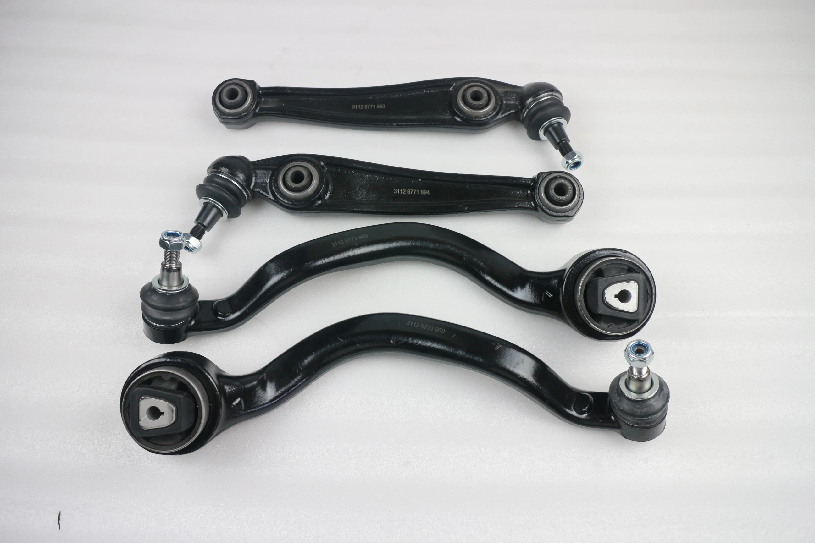 4pcs Front Lower Suspension Wishbone Track Control Arms Fit for BMW X5 X6 E70 E71 E72 2007-2013