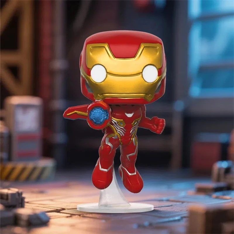 Funko Fenggao Marvel Avengers Iron Man Merchandise Figurines Trendy Toys Car Mounted Desktop Ornaments Dolls Gifts Collection - Image 3