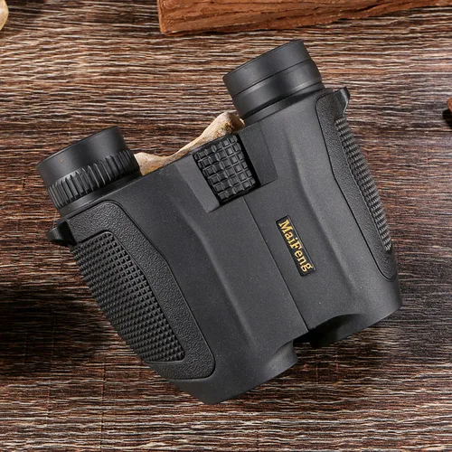 Imagen 2 del producto Telescopio de alta potencia Maifeng 10X25 ED binoculares amplia visión plegable compacto Bak4 lente óptica turismo al aire libre Camping caza