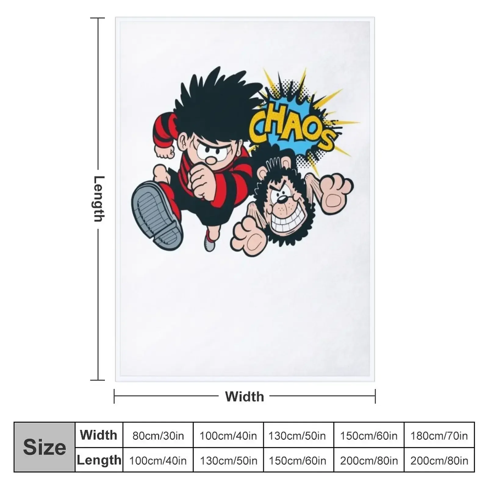 Dennis the menace CHAOS retro style Throw Blanket Thin Blankets Sofas Of Decoration Thins Blankets