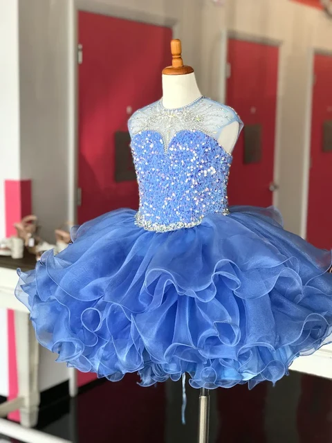 Toddler glitz pageant fashion dresses