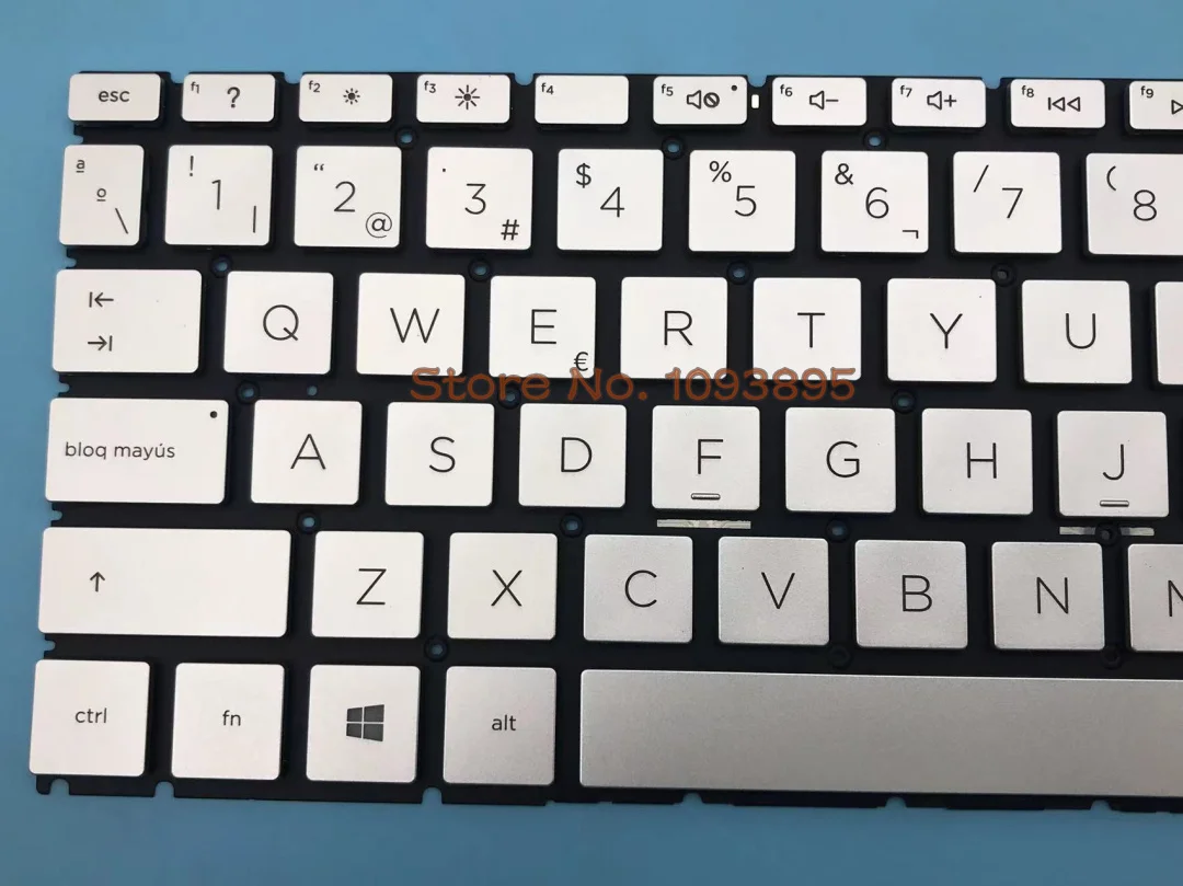 Imagem -02 - Teclado Prata Latino Espanhol para hp Pavilion Novo 15-eh10decoder 15-eh1075 15-eh0015cl 15-eh0010nr 15-eh0010nr 15-eh1010nr Prata