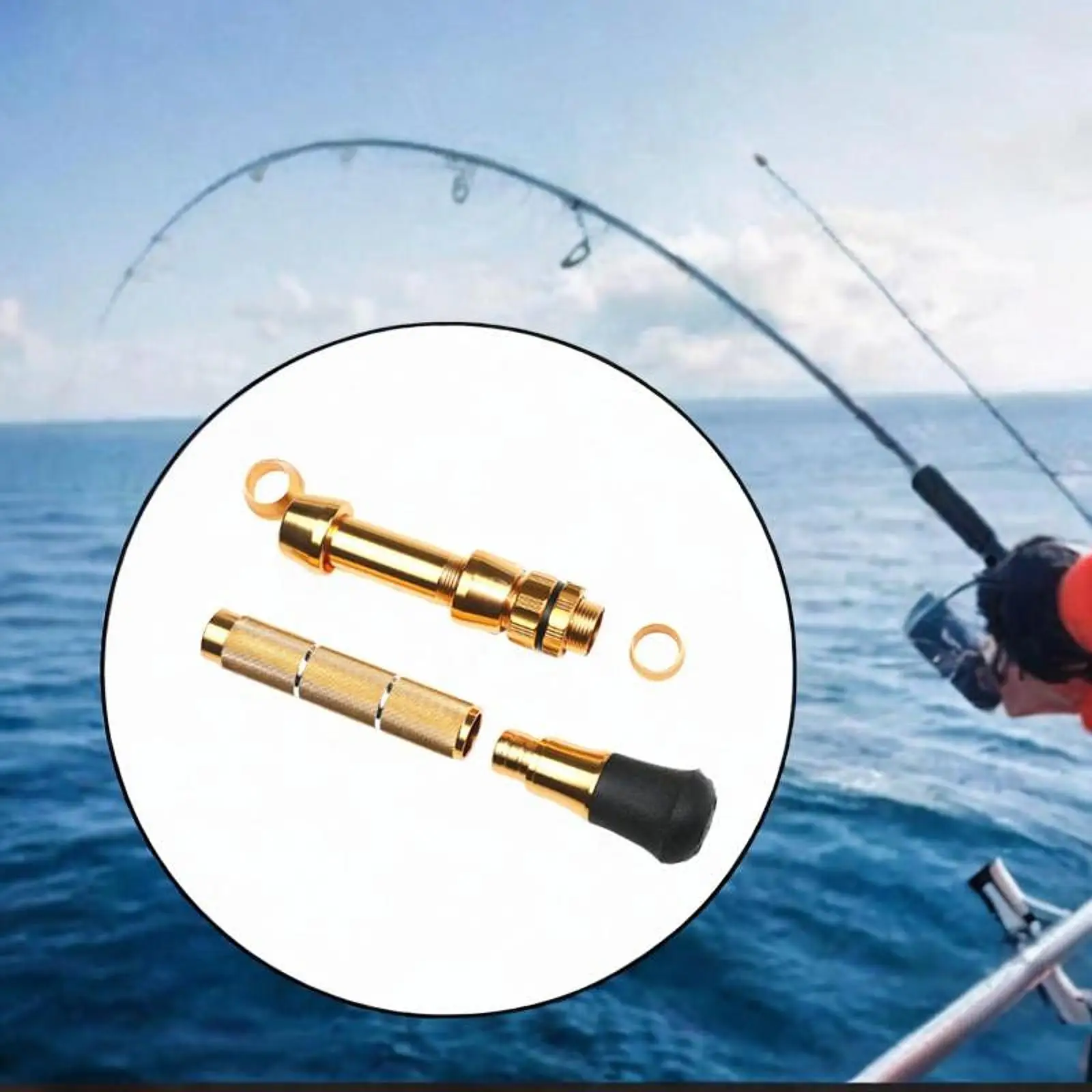 

Boat Rod Reel Seat Portable Components Versatile Use Fishing Rod Handle Grip