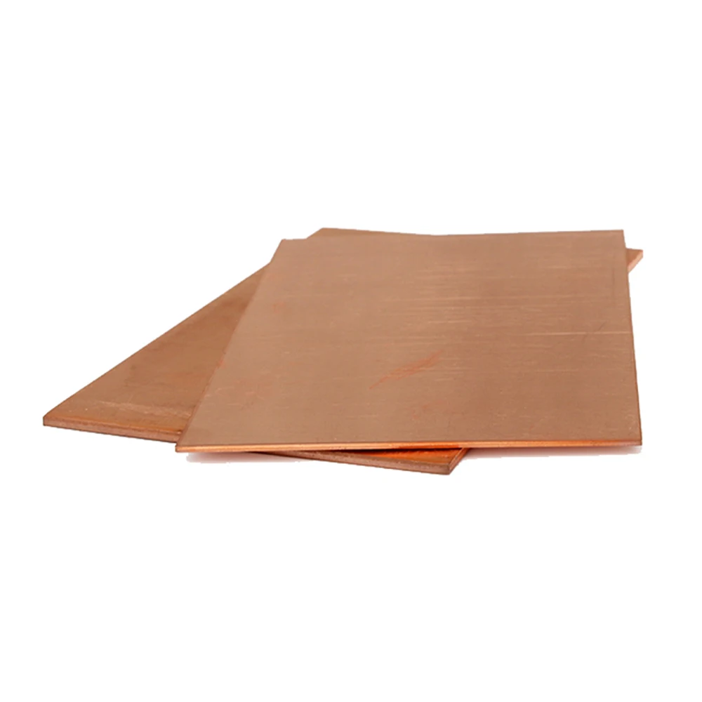 

T2 Conductive Copper Plate 6mm x 80mmx 500mm Red Copper Mass diy Copper Sheet Copper Block Thermal Conductive Copper