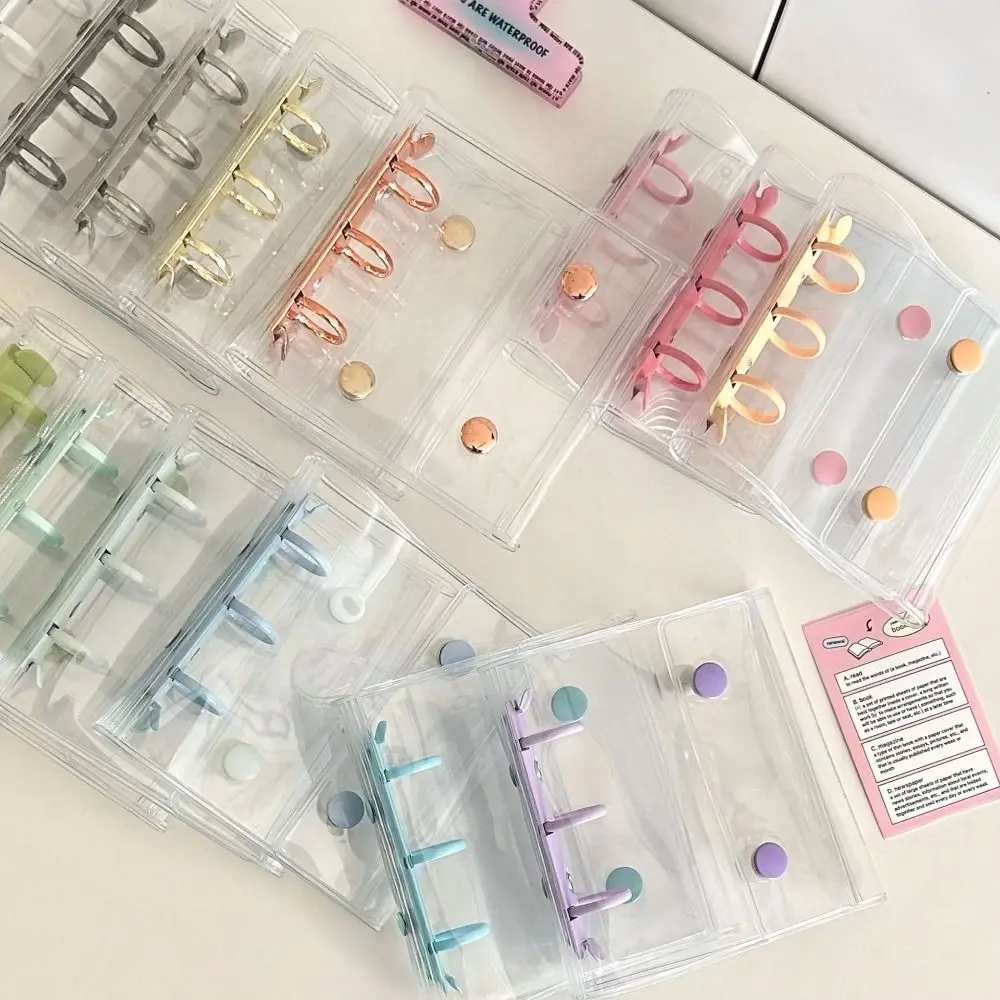 Double Button 3 Inch Photo Album Cover Mini a8 3 Inch Card Album Cover INS Style Universal Mini Picture Case Cover Travel