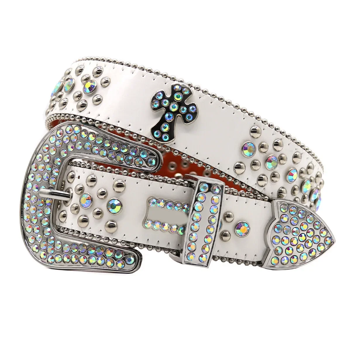 men-women-y2k-crystal-western-rhinestone-belt-leather-rivet-studded-cross-belts