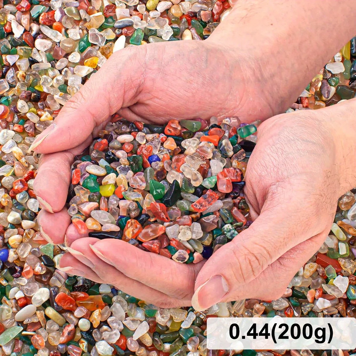 Arena de acuario Natural de 0,44 libras (200g) 0,2-0,5mm, sustrato inferior para pecera y piedra decorativa hortícola para macetas ZSY