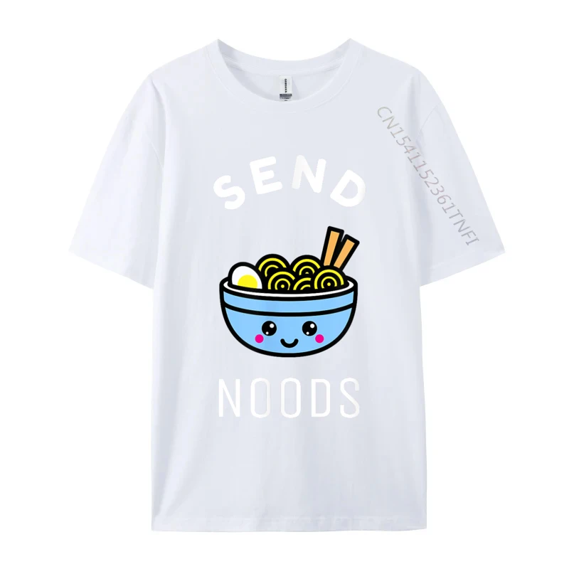 Send Noods Ramen Japanese Love Noodle Bowl Shirt Funny Summer/Fall Premium Cotton Tops Shirt Tee-Shirts Prevailing Design