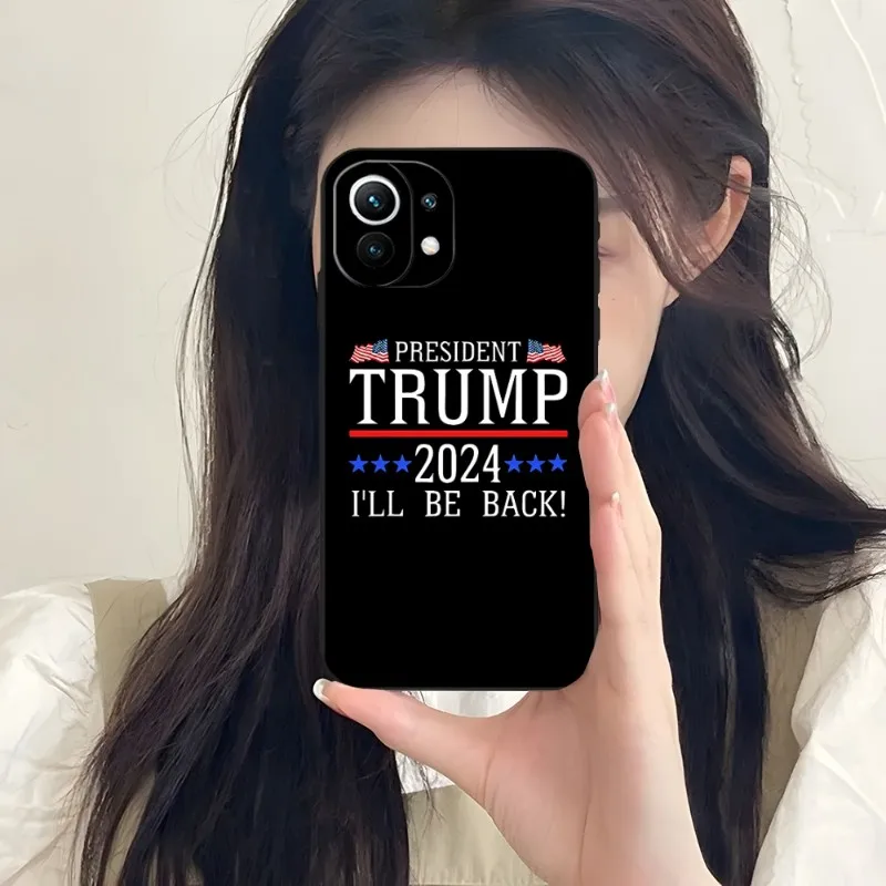 Donald Trump Sign Election 2024 Phone Case For Redmi Note 10 10S 11 9S 8T 11S 7 8 8A 9 9A 9C 9T 10 10X Black Silicone Cover image 5