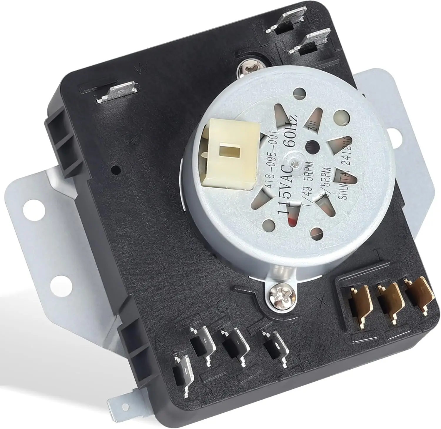 Temporizador de Secadora W10185992 Compatible con Whirlpool, Maytag WGD5300VW1, WED5000DW2, MEDC465HW0, WPW10185992, Repuesto de Temporizador de Secadora