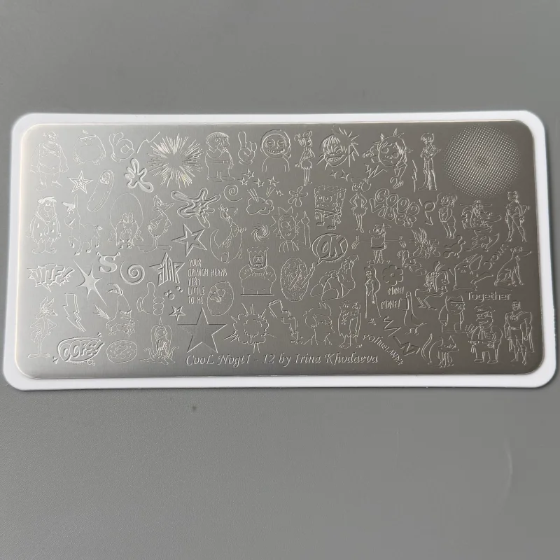 XMQ NAIL ART STEMPELPLAATEN KOELE TEMPLATEN