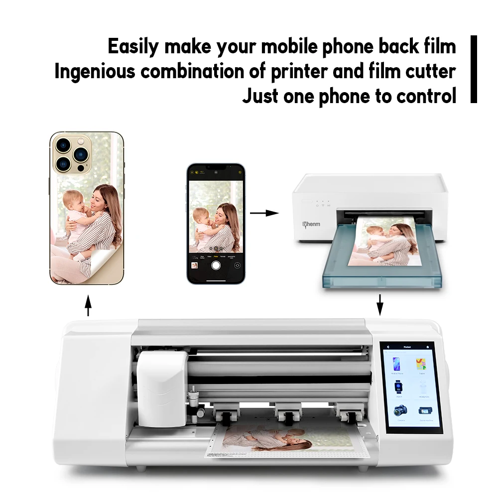 Customized Mobile Phone Screen Protector Cutter Making Machine De Lamina Hidrogel Maquina Para Protector De Pantalla Con