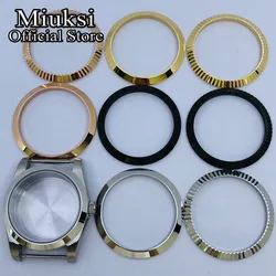 Miuksi polished stainless steel bezel fit 36mm/39mm/40mm miuksi watch case