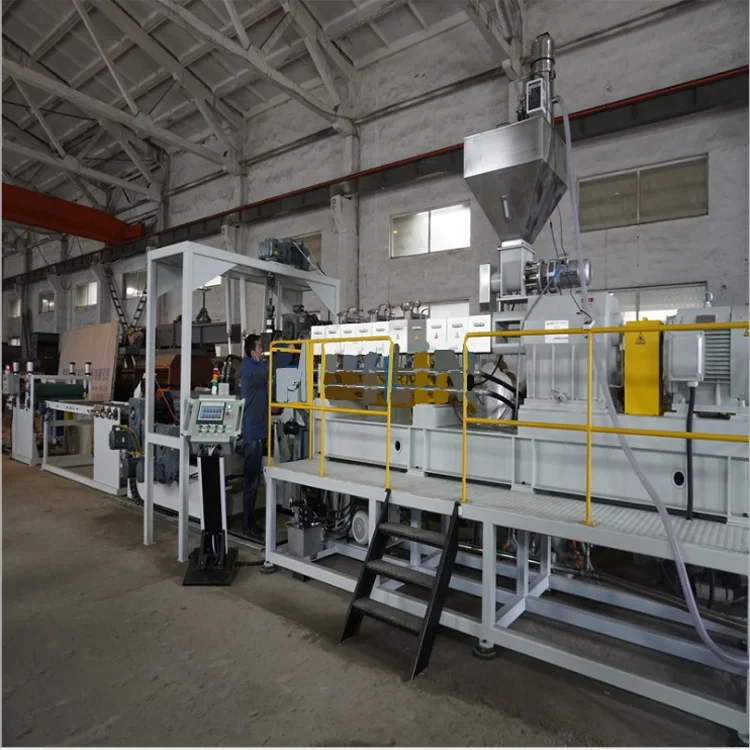 Manufacturers supply second-hand plastic pet sheet extruders