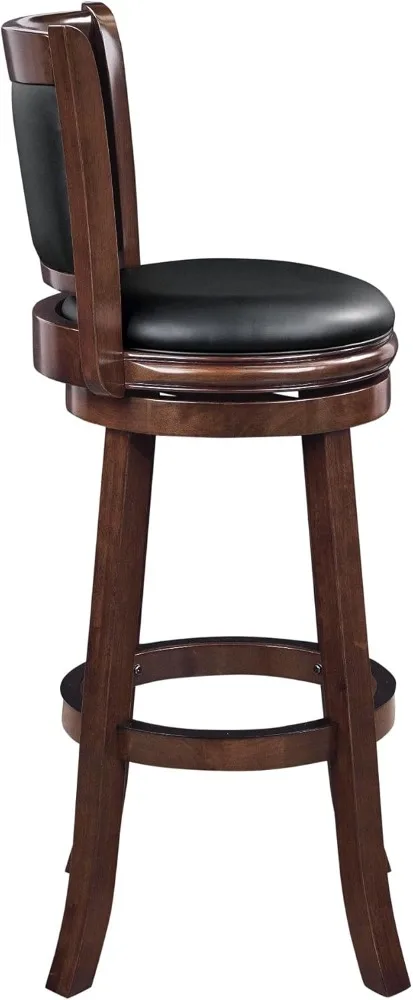 Boraam Augusta  Bar Stool Extra Tall Bar Stool, Cappuccino Bar Stools for Kitchen