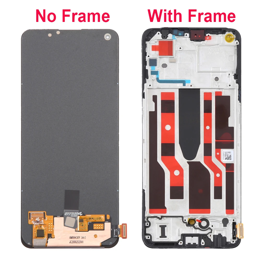 AMOLED For Oppo Reno8 Z LCD Display Touch Screen Digitizer Assembly