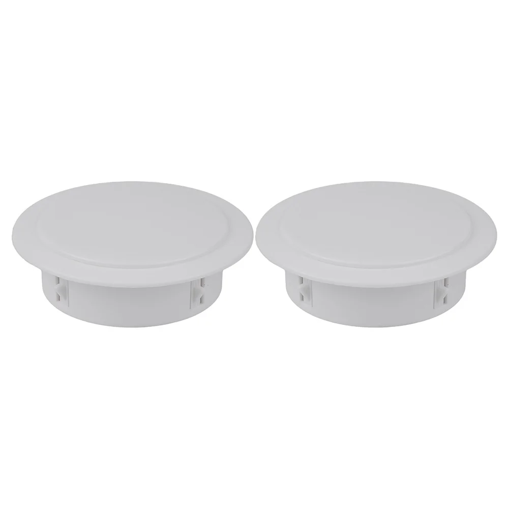 

2PCS 100mm Decorative Wall Hole Cover Protective Vent Decorative Cover Plastic Detachable Cover For Water Or Line Pipes