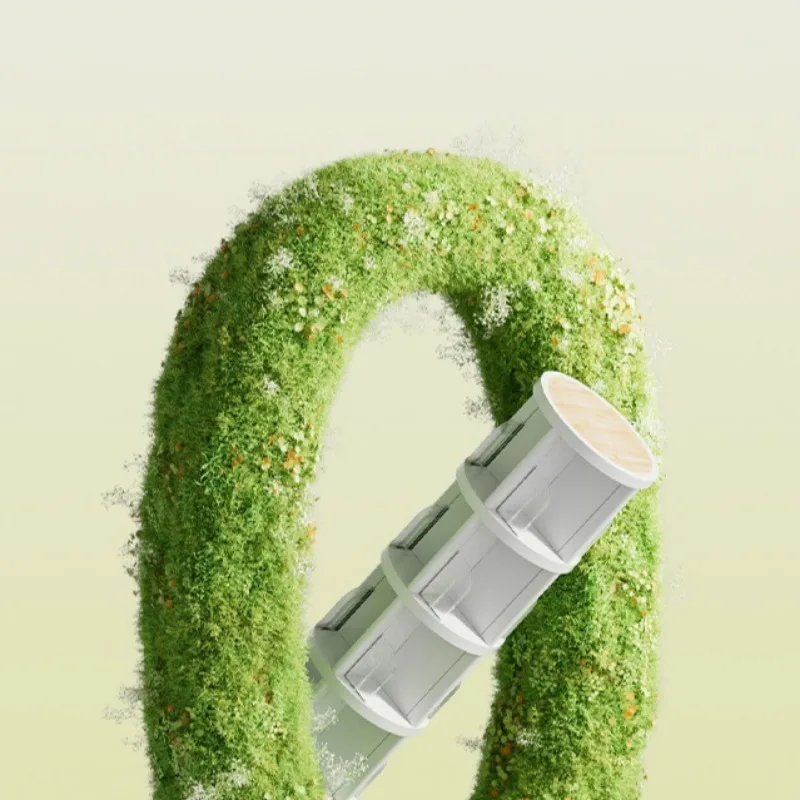 Rotating Book Storage Rack, Mobile Organizer for Kids Room, Stackable Storage Bin, White Book Shelf for Playroom or Nursery