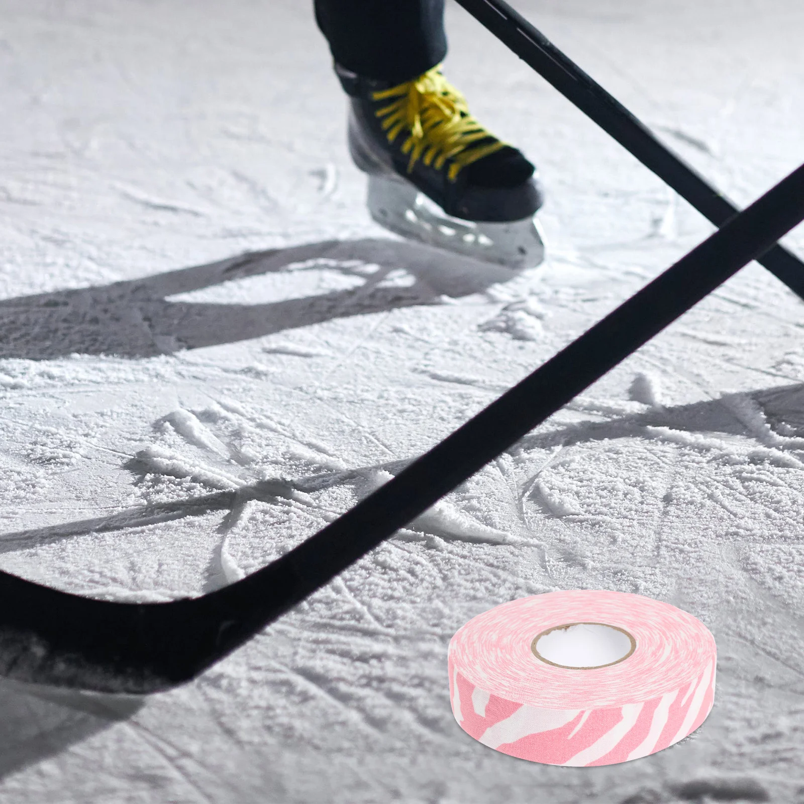 

1-рулонная тканевая хоккейная лента, противоскользящая, износостойкая, ручка, прочная лента для хоккейных носков, оборудование для командных видов спорта