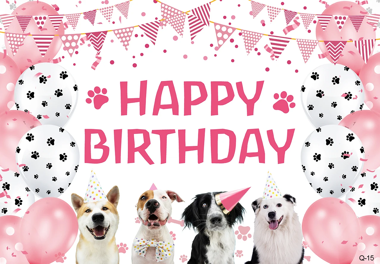 خلفية التصوير الوردي هريرة الحيوانات الأليفة باو القط حفلة عيد ميلاد القط مالك الأطفال كعكة الجدول ديكور خلفية استوديو الصور